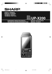Sharp UP-X200 Operation Manual