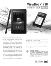 ViewSonic ViewBook 730 VB730 Datasheet Hi Res (Spanish, LA)