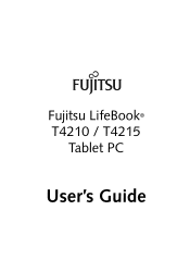 Fujitsu T4215 T4215 User's Guide