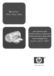 HP Deskjet 990c HP Deskjet 990C, 980C, and 960C Printers - (Multiple Languages) Quick Reference Guide
