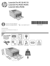 HP LaserJet Pro M118-M119 Reference Guide