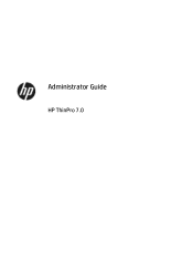 HP t730 Administrator Guide 8