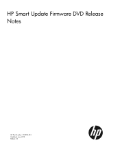 HP ProLiant BL660c Smart Update Firmware DVD 10.10 Release Notes