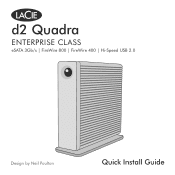 Lacie d2 Quadra Quick Install Guide