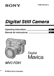Sony MVC FD91 Operating Instructions