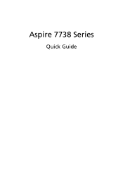 Acer 7738 6719 Acer Aspire 7738, Aspire 7738G Notebook Series Start Guide