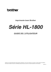 Brother International 1870N User Guide - French