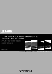 D-Link DFL-2560-AV-12 Registration Manual