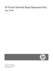 HP Xw25p Rapid Deployment Pack Windows Edition User Guide 3.70