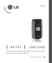 LG LGAX155 Owner's Manual