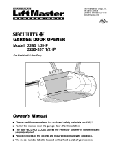 LiftMaster 3280 3280 Manual