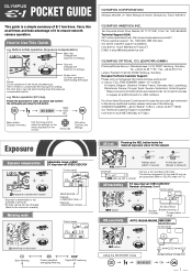 Olympus E-1 E-1 Pocket Guide (English)