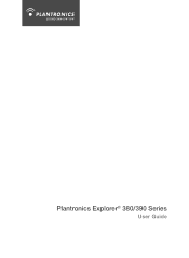 Plantronics Explorer 390 User Guide