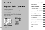 Sony CD500 Operating Instructions