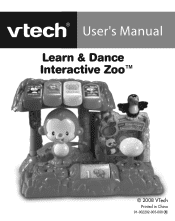 Vtech Learn & Dance Interactive Zoo User Manual