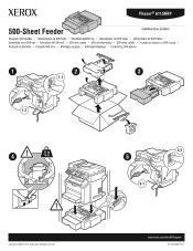 Xerox 6115MFP Instruction Sheet - 500-Sheet Feeder