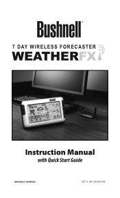 Bushnell Weather FXI Owner's Manual
