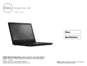 Dell Inspiron 14 5452 Specifcations