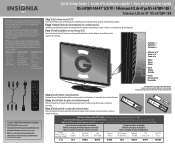 Insignia NS-L47Q09-10A Quick Setup Guide (English)