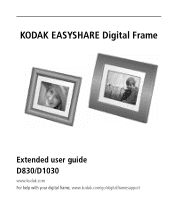 Kodak D830 User Manual
