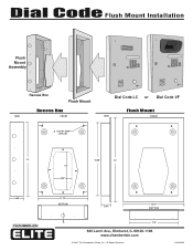 LiftMaster Dial Code Dial Code Flush Mount Installation Kit Manual