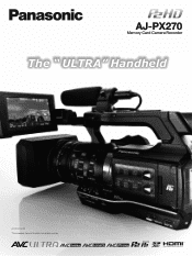 Panasonic Handheld P2 HD Camcorder with AVC-ULTRA Recording Brochure