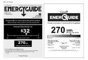 RCA RFRF300 Energy Label
