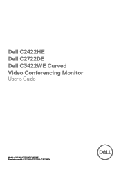 Dell 27 Video Conferencing I C2722DE C2722DE Users Guide