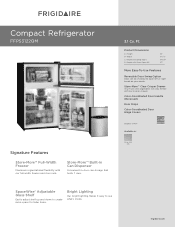 Frigidaire FFPS3122QM Product Specifications Sheet