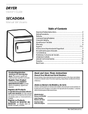 Frigidaire FGR311FS Owners Guide