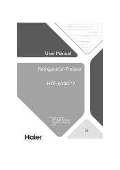 Haier HTF-610DM7 User Manual