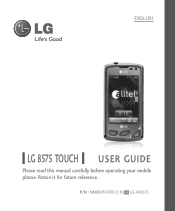 LG AX8575 Owner's Manual