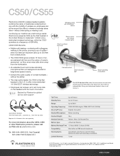 Plantronics CS55 Product Sheet