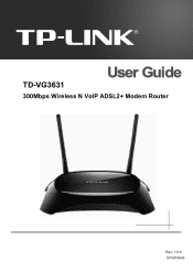 TP-Link TD-VG3631 TD-VG3631 V1 User Guide