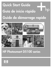 HP Photosmart D5000 Quick Start Guides