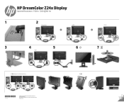 HP DreamColor Z24x Setup Poster