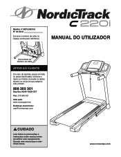 NordicTrack C 220i Treadmill Portuguese Manual