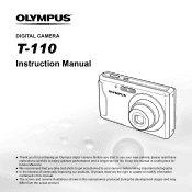 Olympus T-110 T-110 Instruction Manual (English)