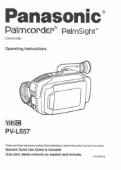 Panasonic PVL557D PVL557 User Guide