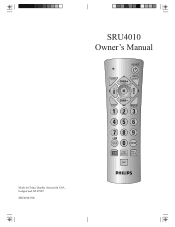 Philips SRU4010 User manual