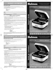 Holmes HAP75 Product Manual