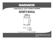 Magnavox P-12NPE Portable AC owners manual