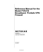Netgear FVS318 FVS318  Reference Manual