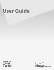 Nokia 7705 Twist Nokia 7705 Twist™ User Guide in US English / Spanish