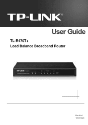 TP-Link TL-R470T User Guide
