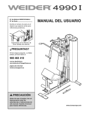 Weider 4990 I Spanish Manual
