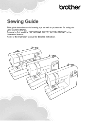 Brother International CS7000X Sewing Guide
