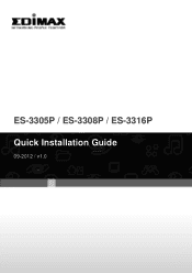 Edimax ES-3305P Quick Install Guide