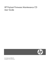 HP ML350 HP ProLiant Firmware Maintenance CD User Guide