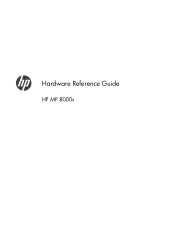 HP SignagePlayer mp8000s Hardware Reference Guide